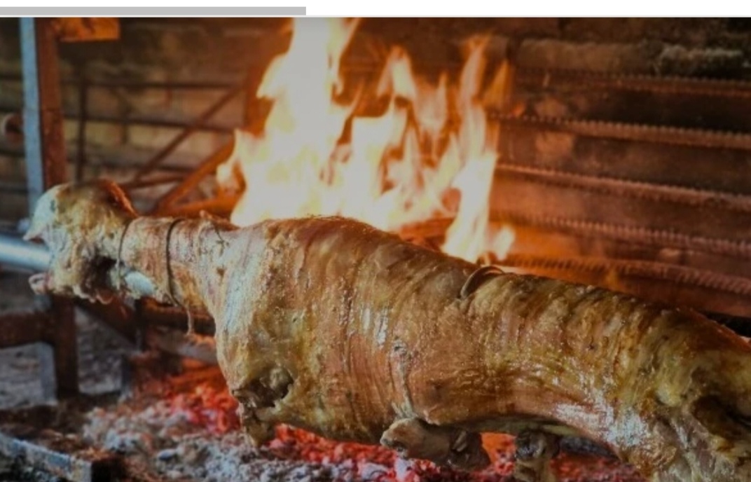 Traditional Lika food on the grill